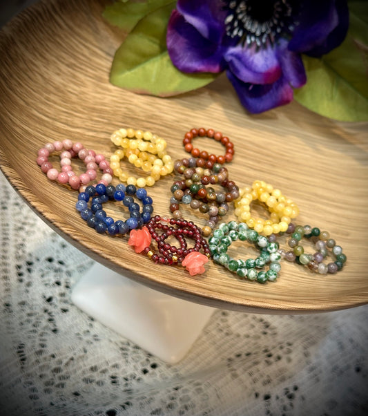 Crystal Bead Rings