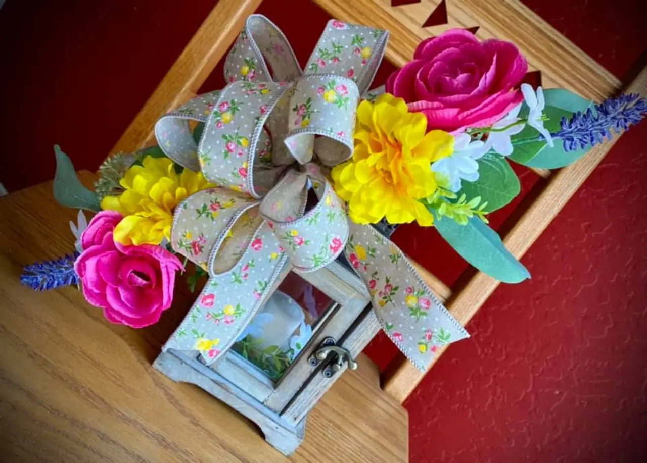 Bright Florals Lantern