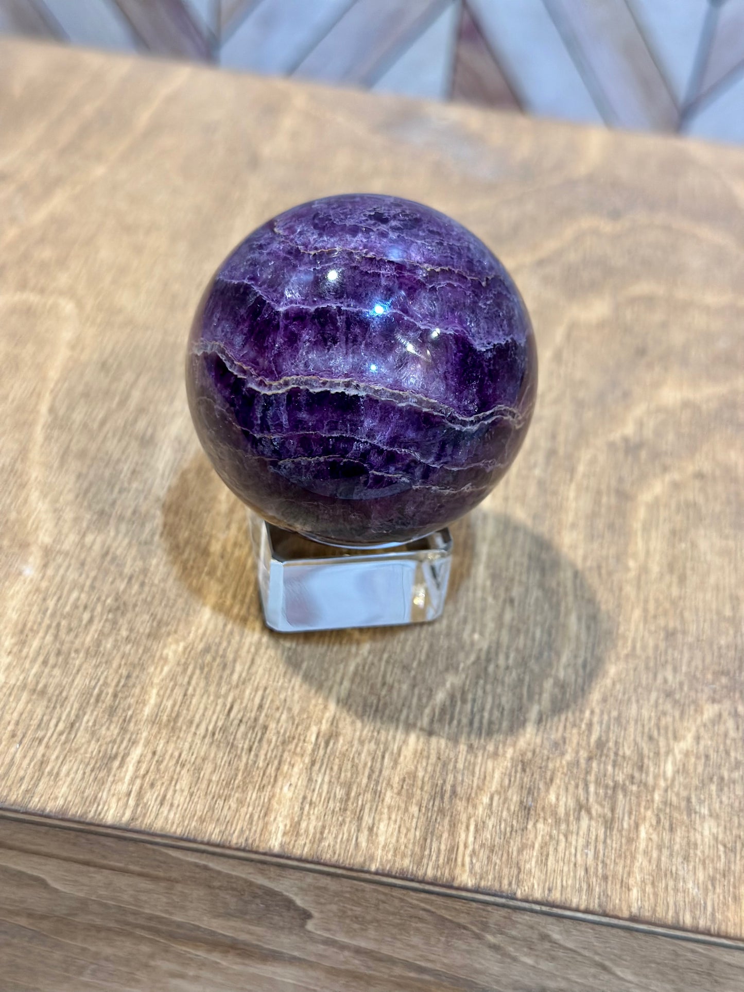 Purple Fluorite Sphere