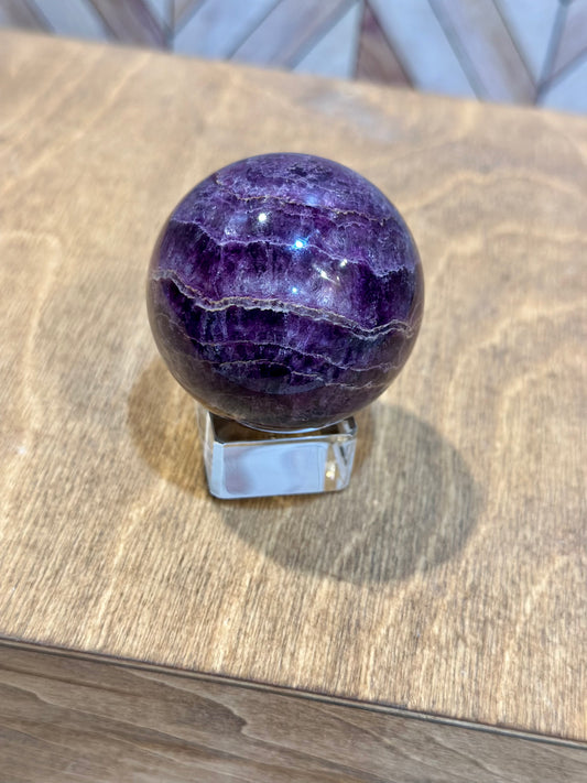 Purple Fluorite Sphere