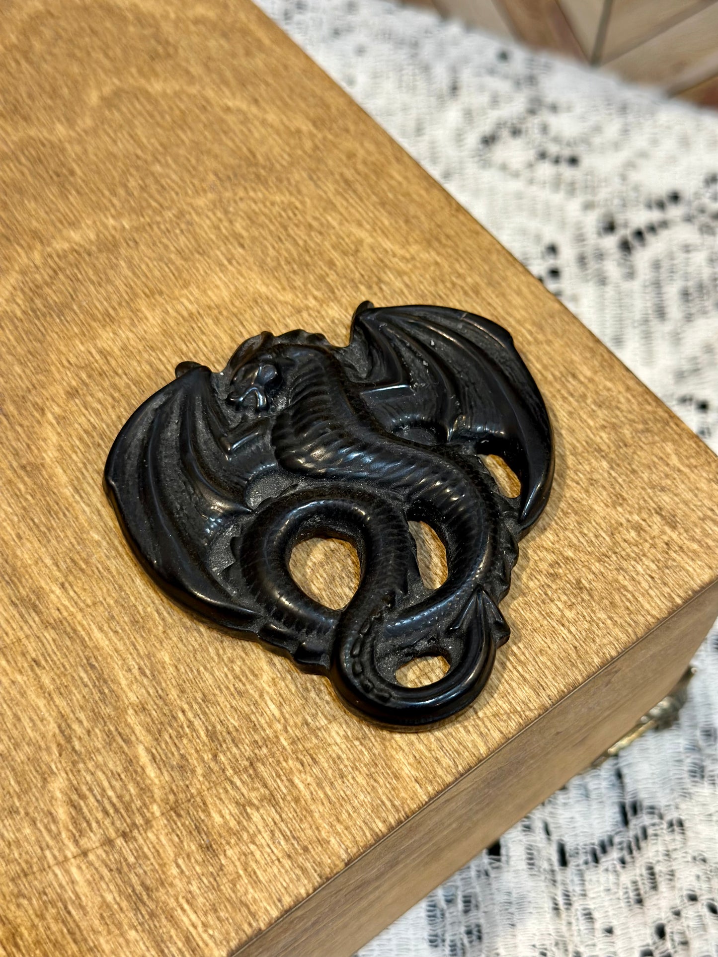 Golden Sheen Obsidian Dragon