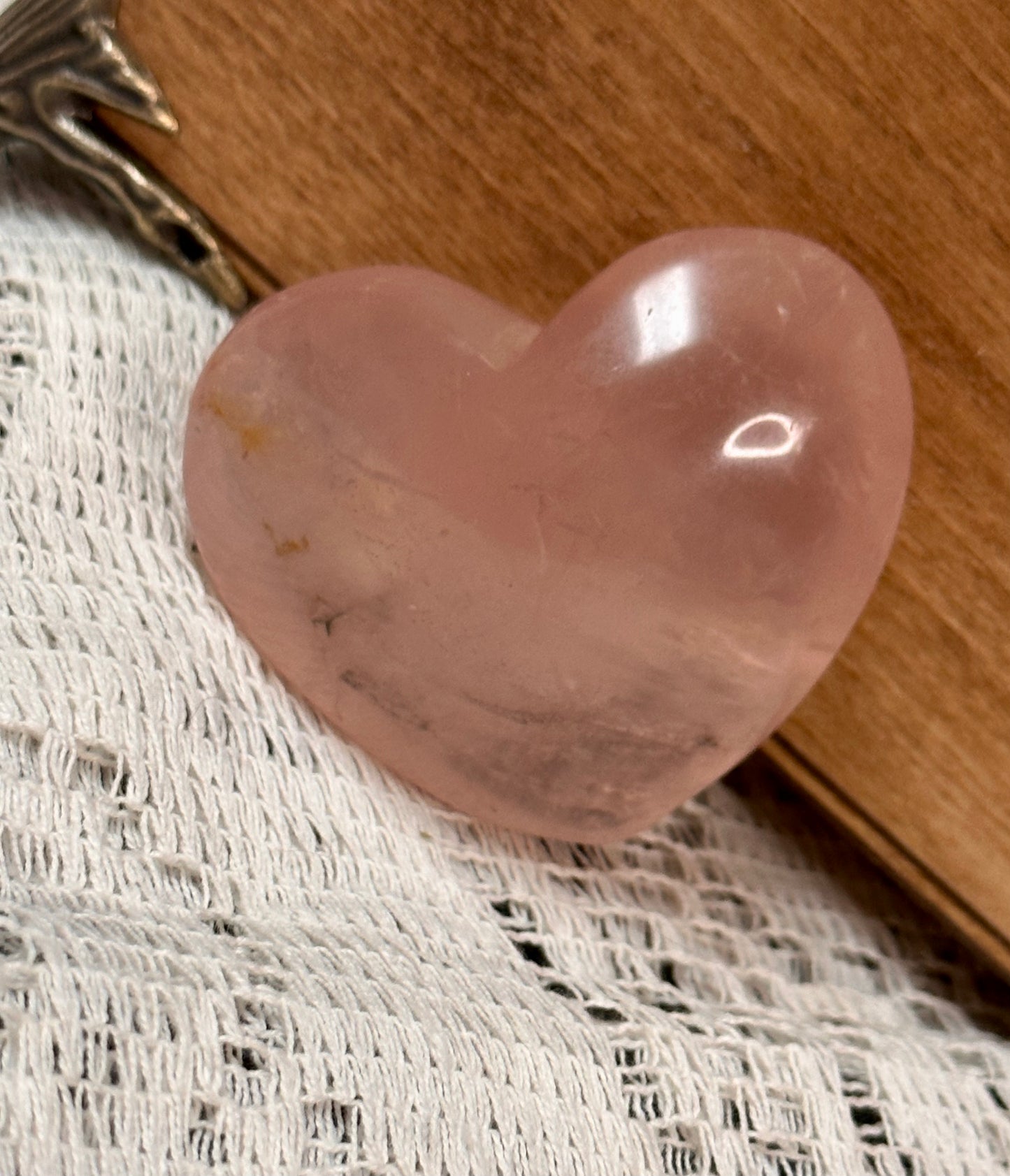 Rose Quartz Heart