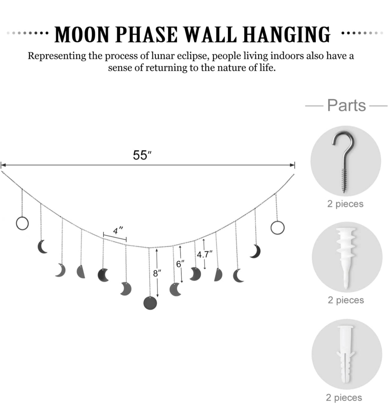 Moon Phase Wall Hanging