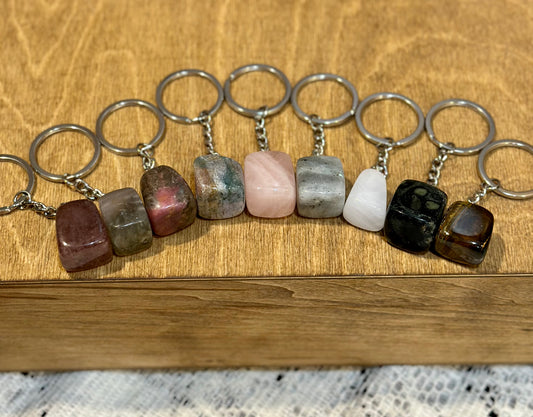 Crystal Tumble Keychains