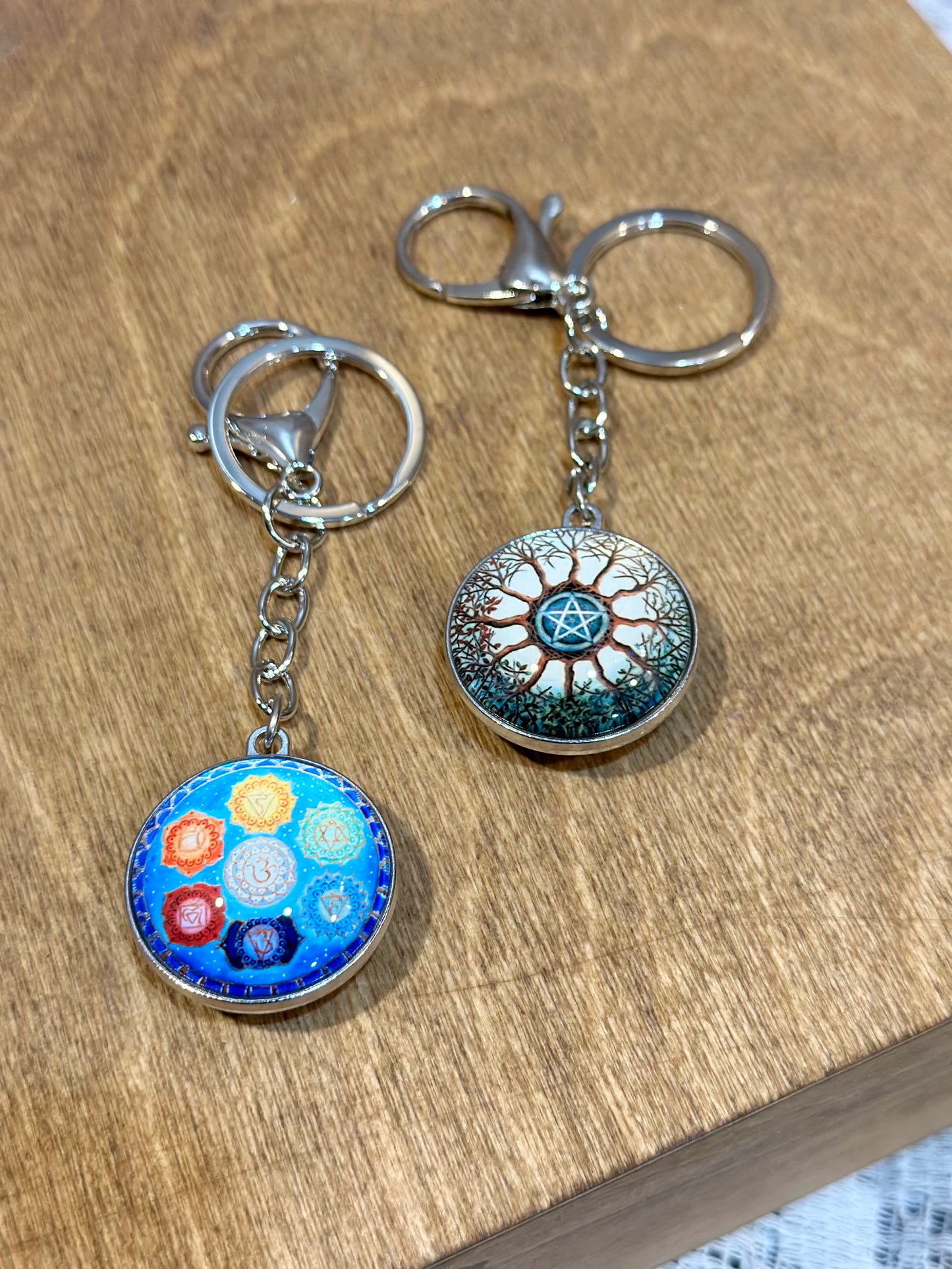 Round Keychains